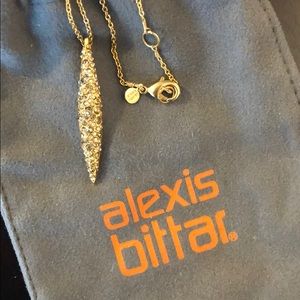 Alexis Bittar Crystal Encrusted Pendant Necklace
